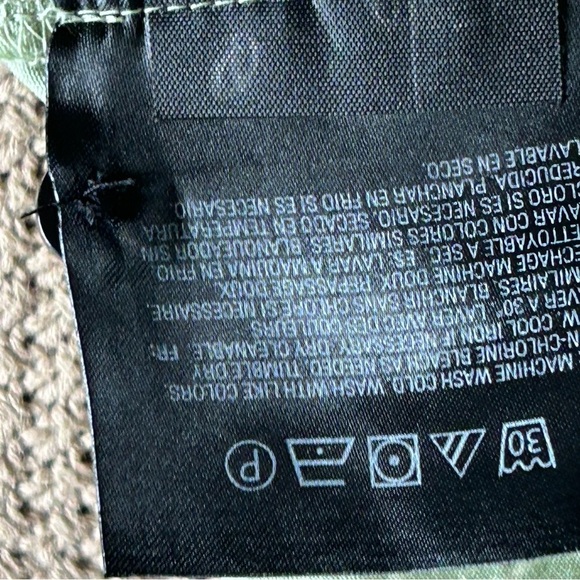 NWT Billabong LowTide Short Sleeve Button Up Small Green - Picture 9 of 9